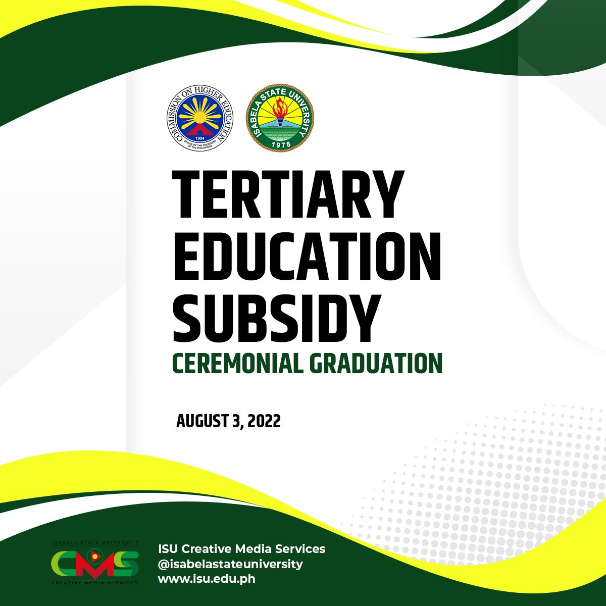 ISU Conducts Ceremonial Graduation for its Tertiary Education Subsidy ...